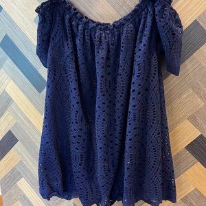 Lilly Pulitzer La Fortuna top- off the shoulder